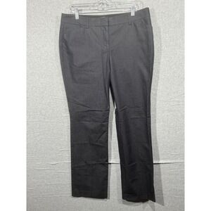 Express Editor Dress Pants Straight Leg Career‎ Business Casual Gray Size 10